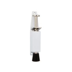 AMIG 6887  Retenedor de pie 10  120 x 25 mm  Zamak  Blanco