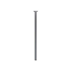 AMIG 7444  Pata de mesa 4  30 x 700 mm  Acero  Plata