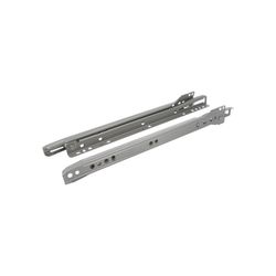 AMIG 7475  Gua de cajn 18  450 x 37 mm  Acero  Gris metalizado