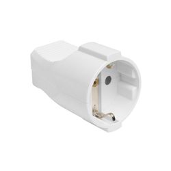 AMIG 8403  Base area schuko 3241  Polipropileno  Blanco