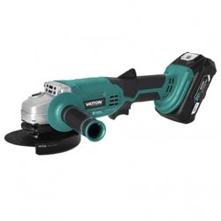 AMOLADORA 115MM. VATTON 20V.1 BATERIA 2.0AH.