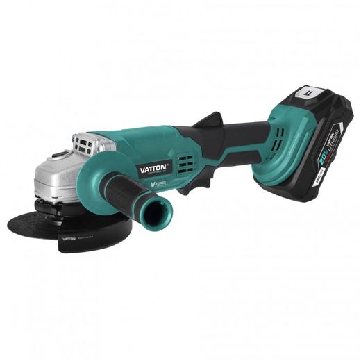 AMOLADORA 115MM. VATTON 20V.1 BATERIA 2.0AH.