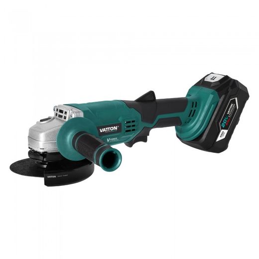 AMOLADORA 115MM. VATTON 20V.1 BATERIA 4.0AH.