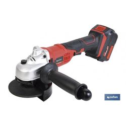 AMOLADORA A BATERIA Li-ion de 20V y 2,0 Ah + Cargador incluidos | Apta para discos de ø115MM