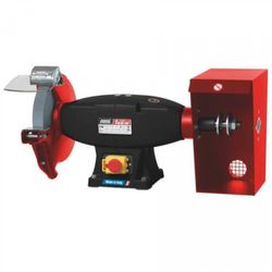 AMOLADORA DE BANCO COMBINADA TRIFASICA 1100W RUEDAS INCLUIDAS