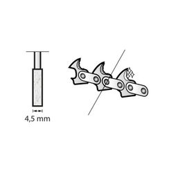 AMOLAR / AFILAR .457 MP - PUNTA AMOLAR PARA SIERRA CADENA D.4,5 MM.