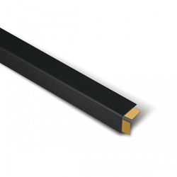 ÁNGULO PVC 25X25MM. LONG. 250 CM. ADHESIVO / NEGRO