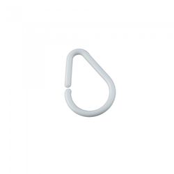 ANILLA CORTINA PERA BLANC.PLASTICO (100)