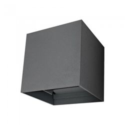 APLIQUE LED LUXE CUBO GRIS IP54 6W.F