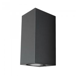 APLIQUE LED LUXE CUBOID GRIS IP54 8W.N