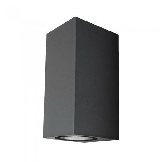 APLIQUE LED LUXE CUBOID GRIS IP54 8W.N