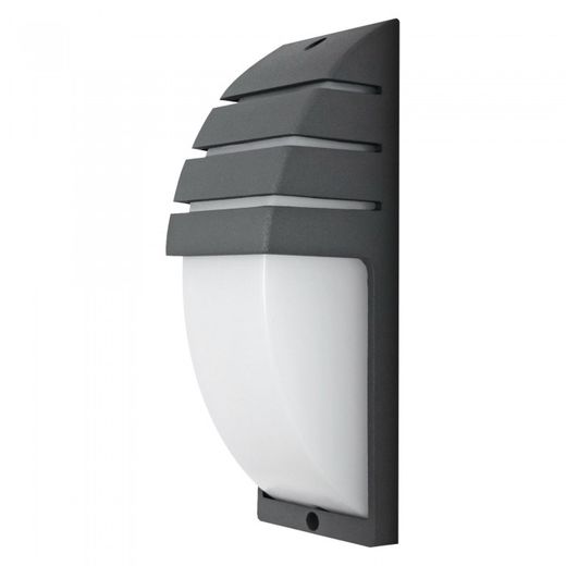 APLIQUE LED LUXE VERTICA.GRIS IP54 10W.F