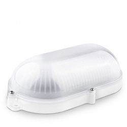 APLIQUE LED OVAL BLANCO EXT.IP65 9W.FRIA