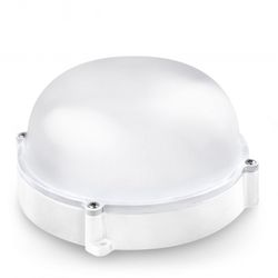 APLIQUE LED REDONDO BLANC.EXT.IP65 12W.C