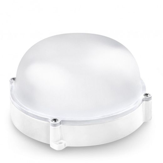 APLIQUE LED REDONDO BLANC.EXT.IP65 12W.N