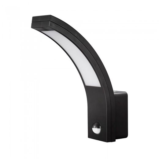 APLIQUE LED SENSOR IP54 NEGRO 10W.F