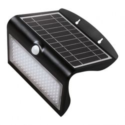 APLIQUE LED SOLAR NEGRO CON SENSOR 8 W