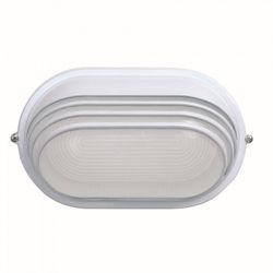 APLIQUE OVAL, 60W. LUX. IP54. BLANCO UPPSALA