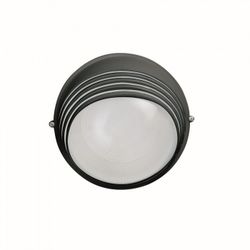 APLIQUE REDONDO, 60W. LUX. IP54. NEGRO MALMO