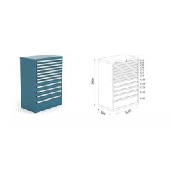 ARMARIO CLASIFICADOR 1020X600X1400MM 123 4 18