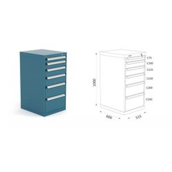 ARMARIO CLASIFICADOR 505X600X1000MM 135 2 12
