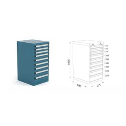 ARMARIO CLASIFICADOR 505X600X1000MM 135 2 16