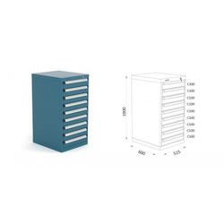ARMARIO CLASIFICADOR 505X600X1000MM 135 2 17