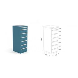 ARMARIO CLASIFICADOR 515X600X1400MM 135 4 11