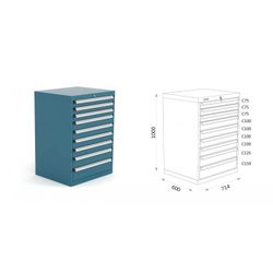 ARMARIO CLASIFICADOR 714X600X1000MM 122 2 16