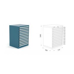 ARMARIO CLASIFICADOR 714X600X1000MM 122 2 19