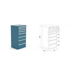 ARMARIO CLASIFICADOR 714X600X1400MM 122 4 14