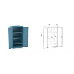 ARMARIO CON PUERTAS 714X730X1400MM 126 4 1
