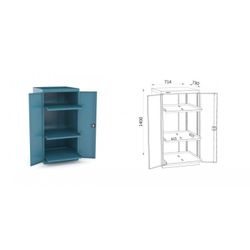 ARMARIO CON PUERTAS 714X730X1400MM 126 4 2