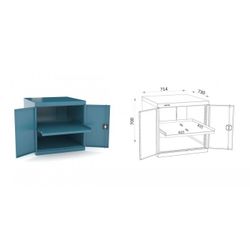 ARMARIO CON PUERTAS 714X730X700MM 126 1 2