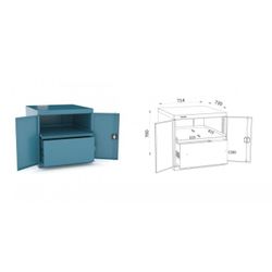 ARMARIO CON PUERTAS 714X730X700MM 126 1 4