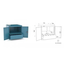 ARMARIO CON PUERTAS 714X730X700MM 126 1 6