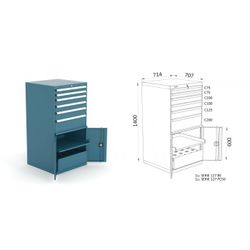 ARMARIO CON PUERTAS/CAJONES 714X730X1400 127 6 5