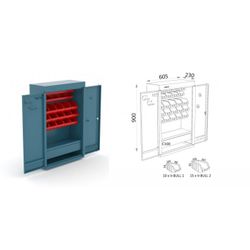 ARMARIO CUBETAS DE PLASTICO 114 C