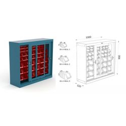 ARMARIO  HERRAMIENTAS PUERTAS CORREDERAS DE METACRILATO 110 10 PC C 1