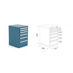 ARMARIO PARA BANCO CON 2C/75-1C/100-1C/125-1C/150-1C/200