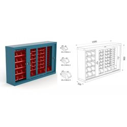 ARMARIO PUERTAS CORREDERAS DE METACRILATO 110 15 PC C 2