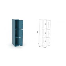 ARMARIO ROPERO CUERPO INICIAL -3 PUERTAS-