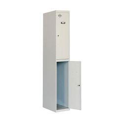 ARMARIO SIMONLOCKER PROF. MON. TANDEM 1/2 400 GRIS