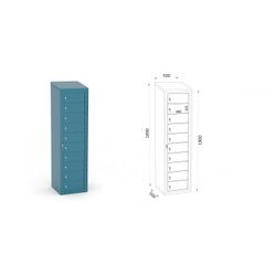 ARMARIO SIMPLE 10 PUERTAS ROPA LIMPIA MOD.A