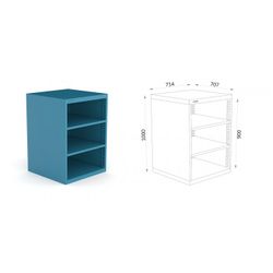 ARMARIO SIN PUERTAS METALICO 115 2 ASP