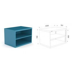 ARMARIO SIN PUERTAS METALICO 119 1 ASP