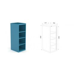 ARMARIO SIN PUERTAS METALICO 135 4 ASP
