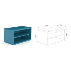ARMARIO SIN PUERTAS METALICO 143 1 ASP