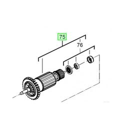 ARMATURE (1) INDUCIDO AMOLADORA AG22-230