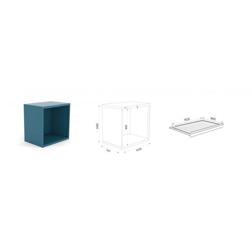 ARMAZON PARA ARMARIO CON CAJONES.- 1020X707X1000
